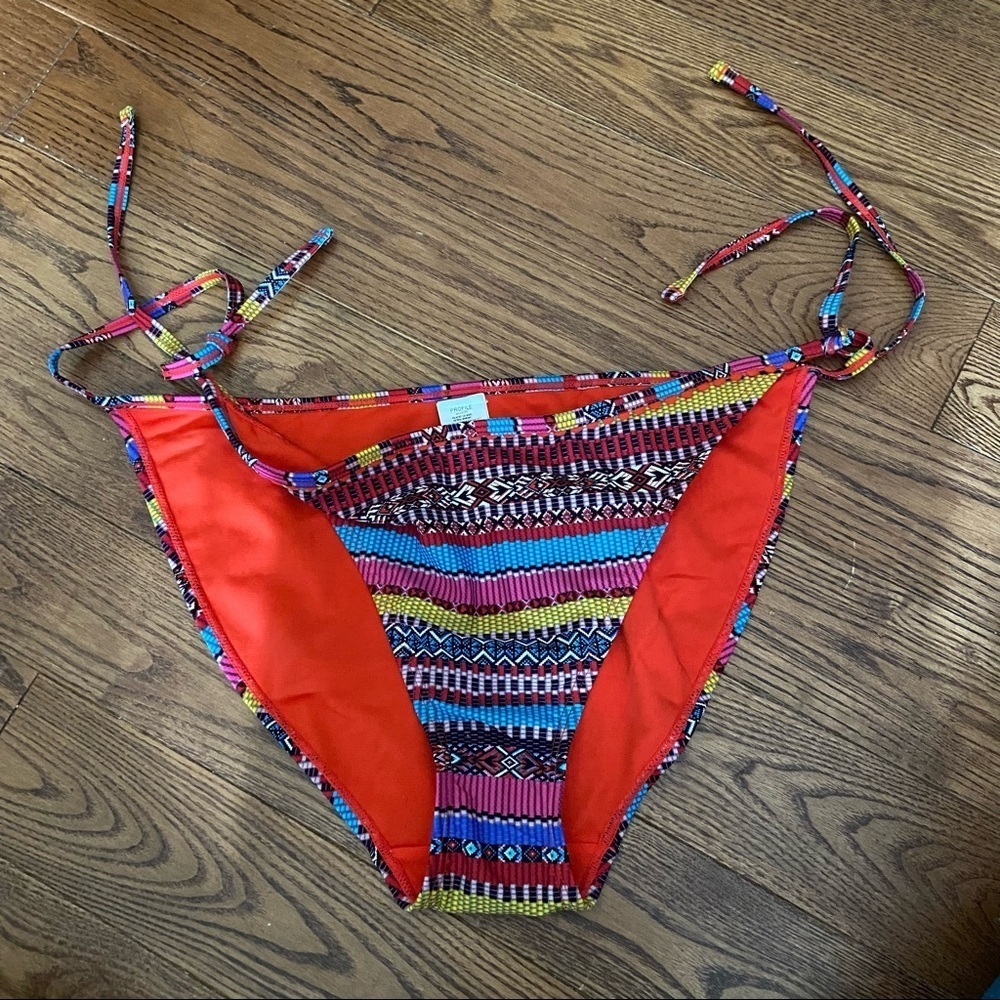 BNWT Profile by Gottex women's geometric patterned bikini bottoms in size 16